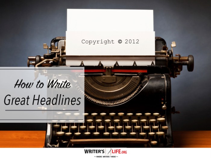 Writing Effective Headlines