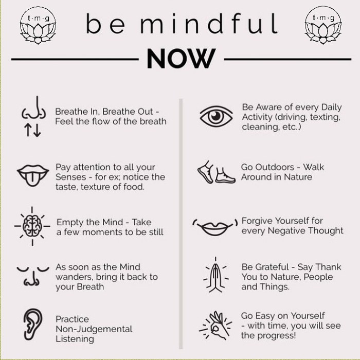 Mindfulness Exercises